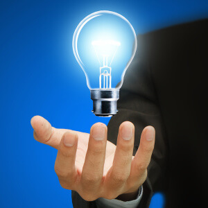 Creativity and innovation lightbulb